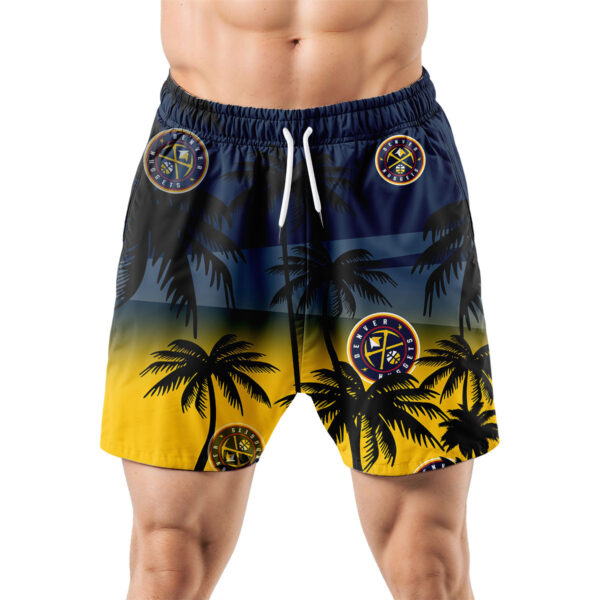 Denver Nuggets Hawaiian Shorts Coconut Tree - Image 5