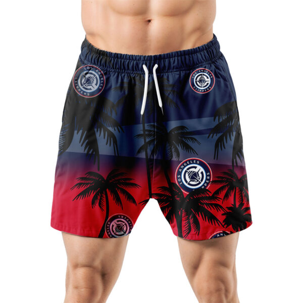 Los Angeles Clippers Hawaiian Shorts Coconut Tree - Image 5