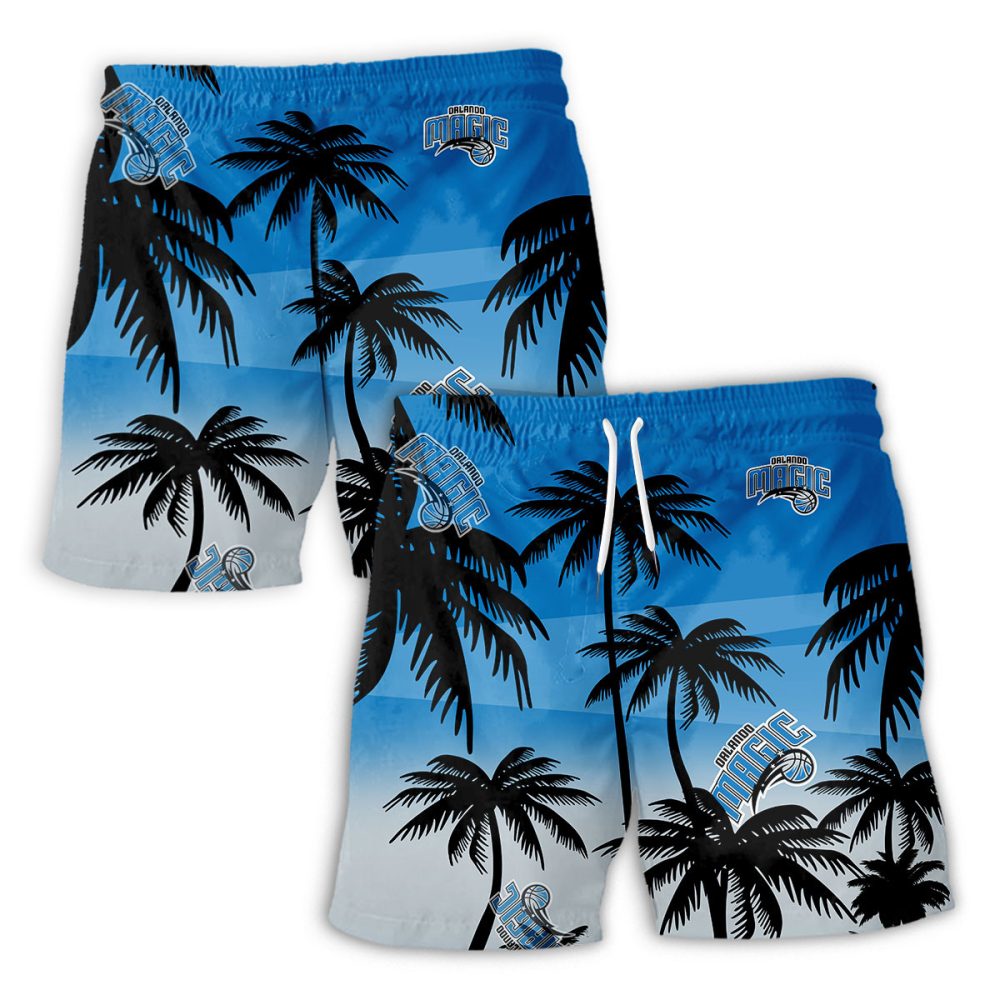 Orlando Magic Hawaiian Shorts Coconut Tree - Image 2