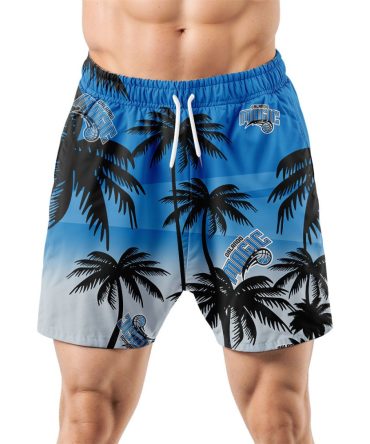 Orlando Magic Hawaiian Shorts Coconut Tree