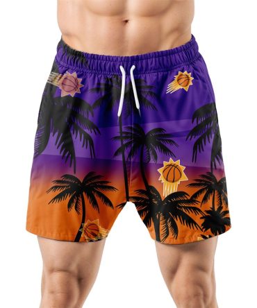 Phoenix Suns Hawaiian Shorts Coconut Tree
