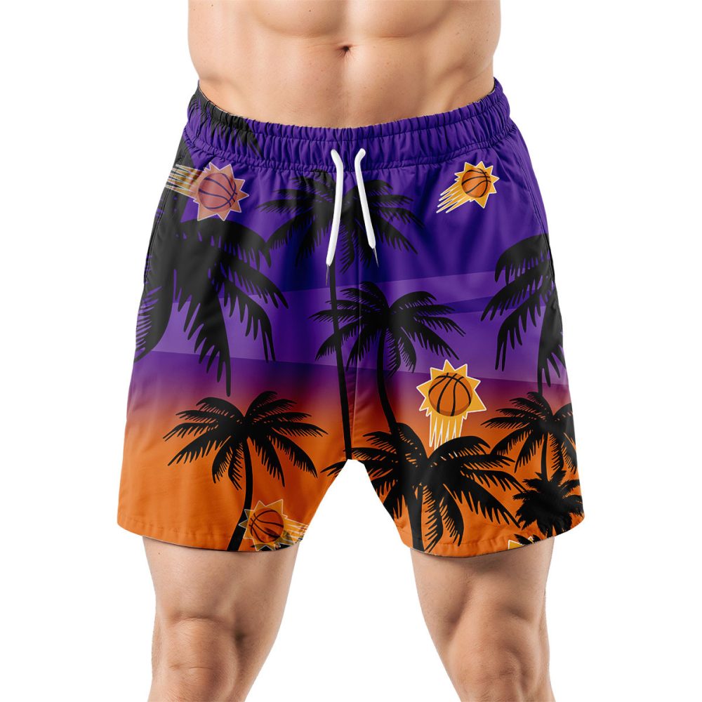 Phoenix Suns Hawaiian Shorts Coconut Tree