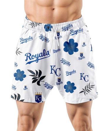 Kansas City Royals Hawaiian Shorts Tropical Beach