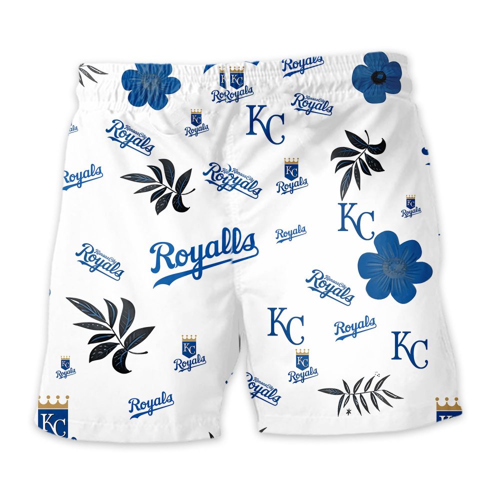 Kansas City Royals Hawaiian Shorts Tropical Beach - Image 4