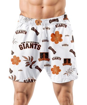 San Francisco Giants Hawaiian Shorts Tropical Beach