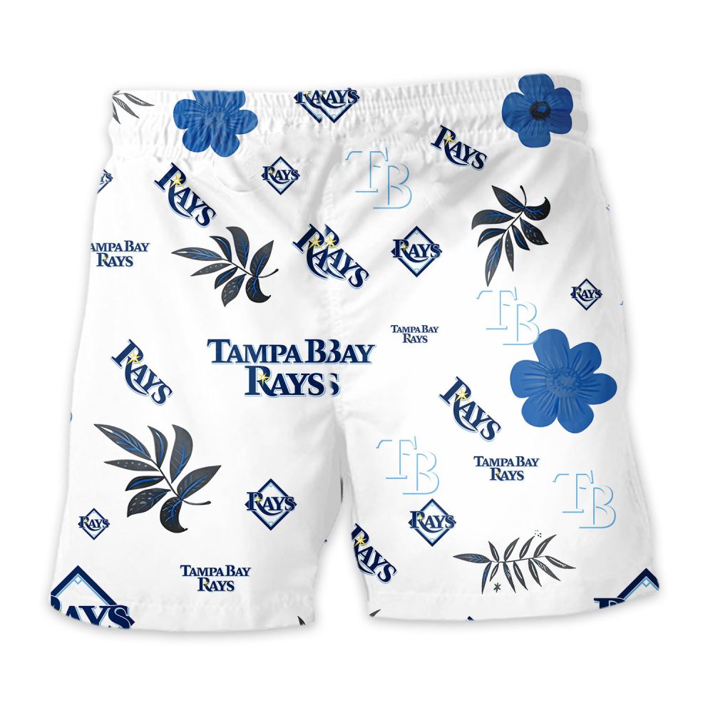 Tampa Bay Rays Hawaiian Shorts Tropical Beach - Image 4