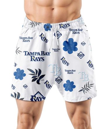 Tampa Bay Rays Hawaiian Shorts Tropical Beach