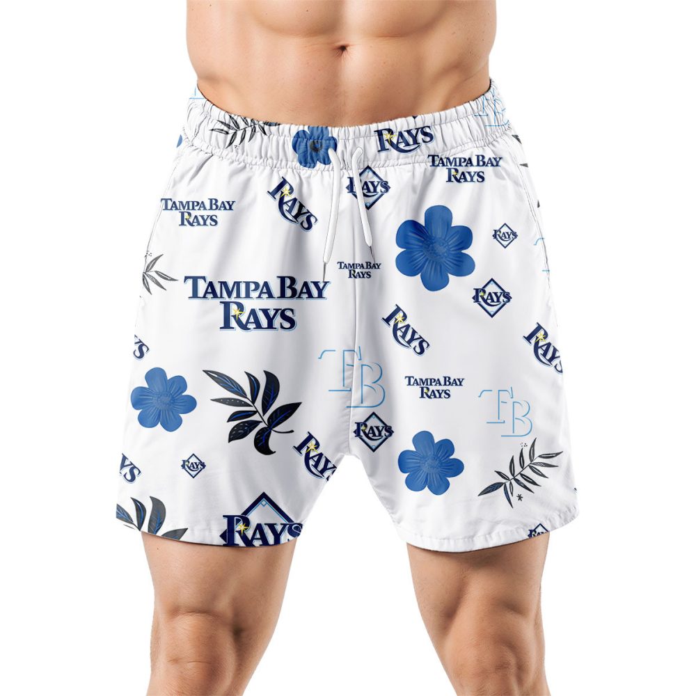 Tampa Bay Rays Hawaiian Shorts Tropical Beach