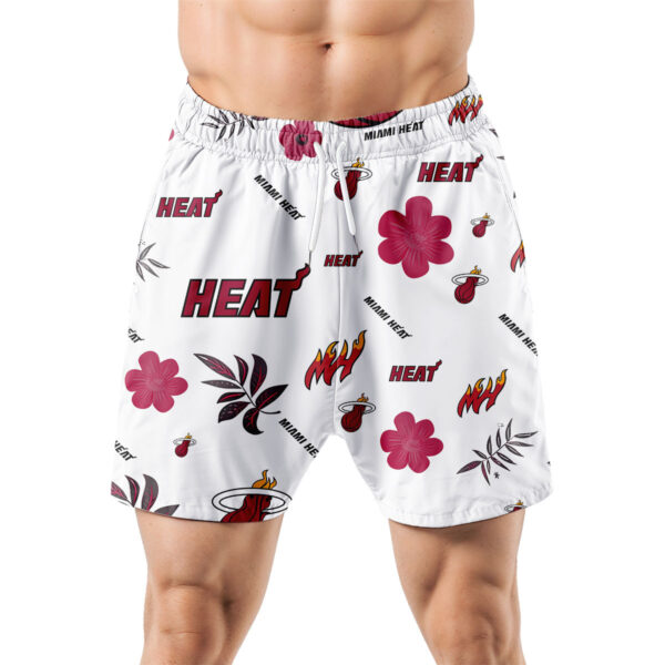 Miami Heat Hawaiian Shorts Tropical Beach - Image 5