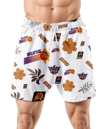 Phoenix Suns Hawaiian Shorts Tropical Beach