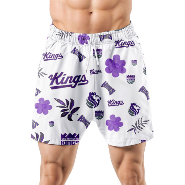 Sacramento Kings Hawaiian Shorts Tropical Beach - Image 5