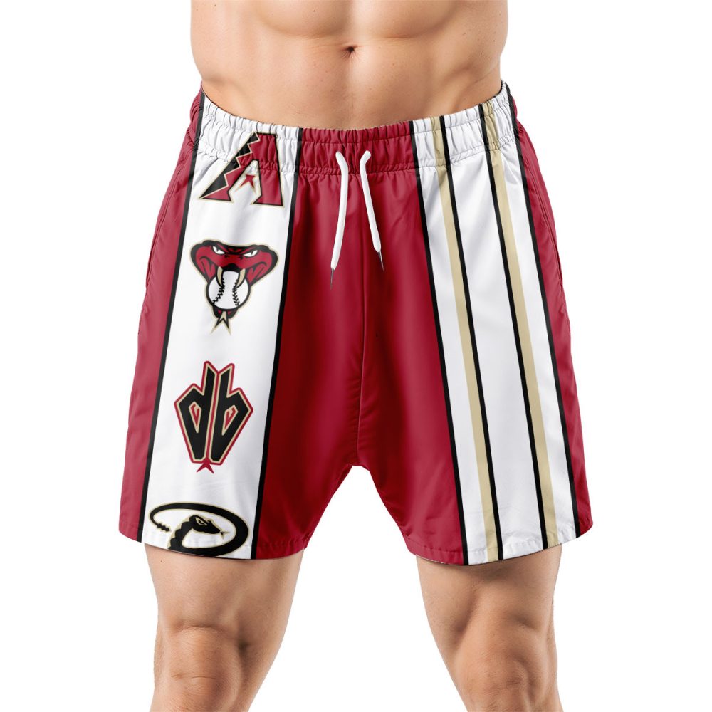 Arizona Diamondbacks Hawaiian Shorts Classic Color Contrast