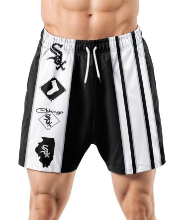 Chicago White Sox Hawaiian Shorts Classic Color Contrast