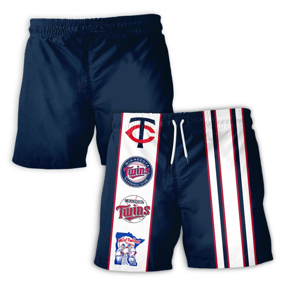 Minnesota Twins Hawaiian Shorts Classic Color Contrast - Image 2