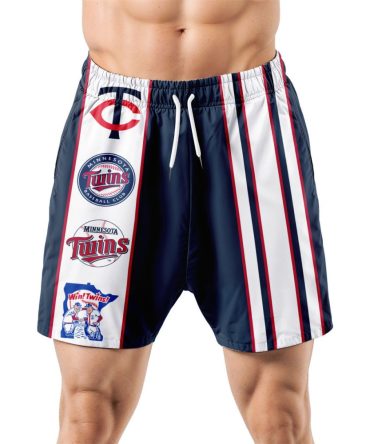 Minnesota Twins Hawaiian Shorts Classic Color Contrast