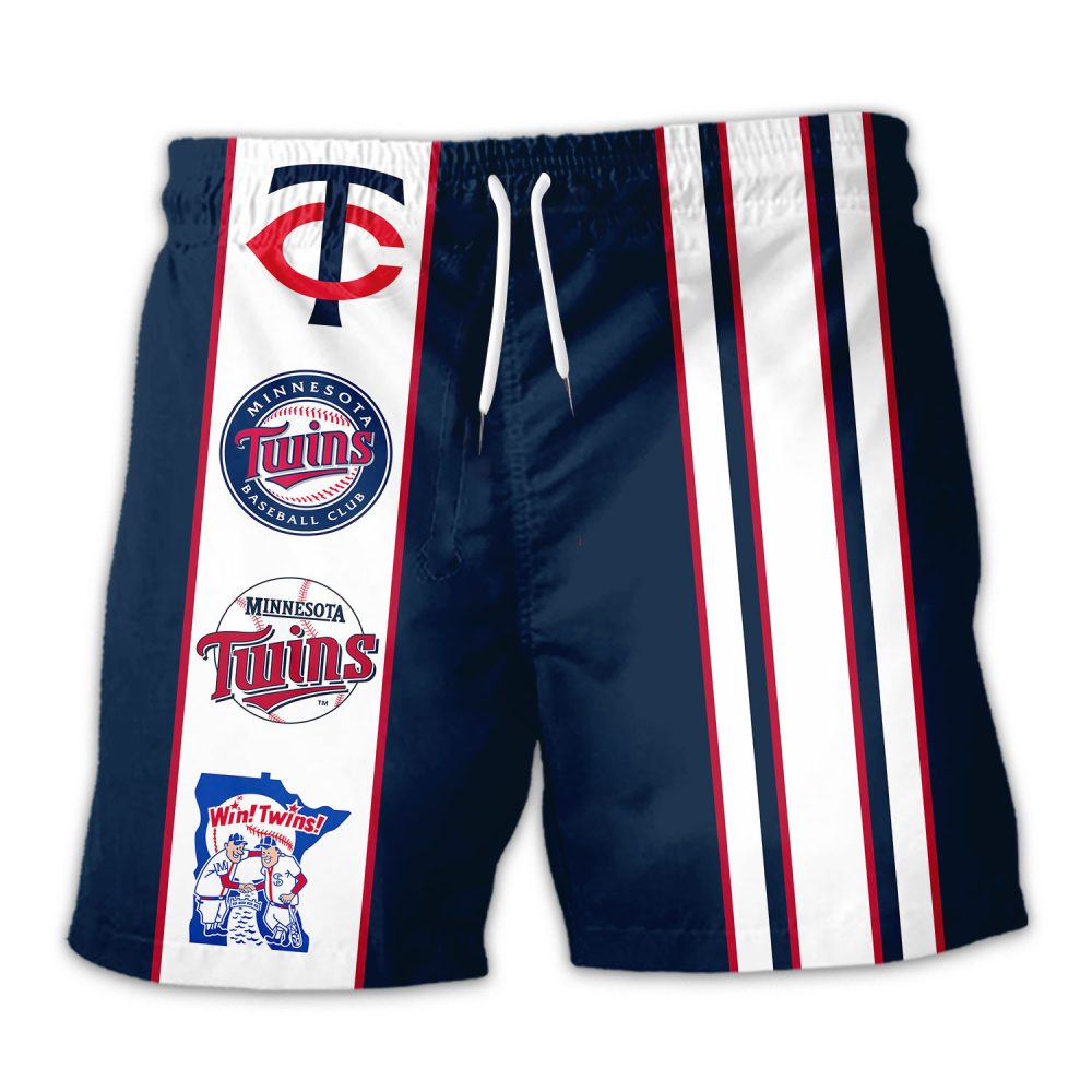 Minnesota Twins Hawaiian Shorts Classic Color Contrast - Image 3