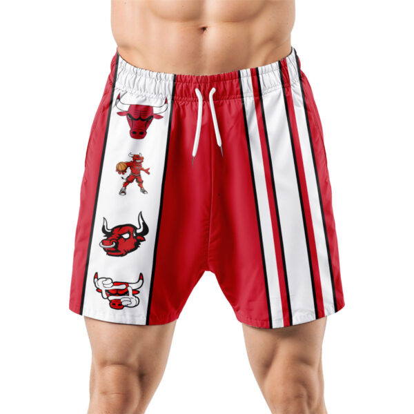 Chicago Bulls Hawaiian Shorts Classic Color Contrast - Image 5