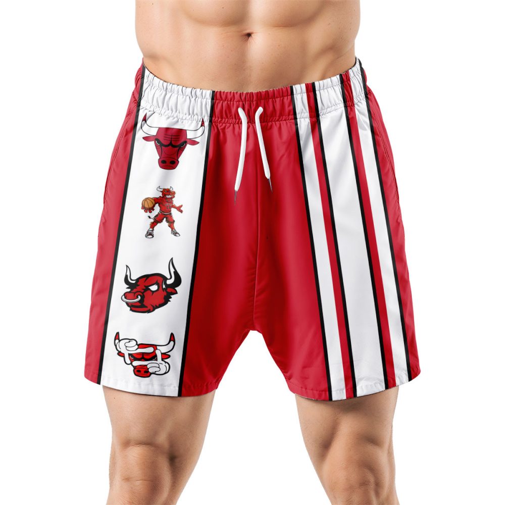 Chicago Bulls Hawaiian Shorts Classic Color Contrast