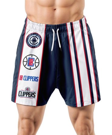 Los Angeles Clippers Hawaiian Shorts Classic Color Contrast