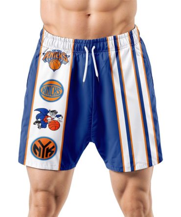 New York Knicks Hawaiian Shorts Classic Color Contrast