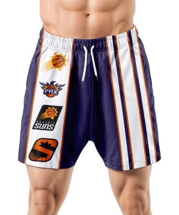 Phoenix Suns Hawaiian Shorts Classic Color Contrast