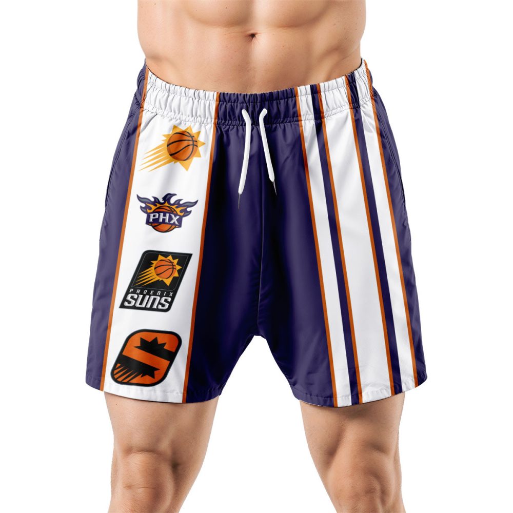 Phoenix Suns Hawaiian Shorts Classic Color Contrast