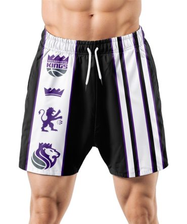Sacramento Kings Hawaiian Shorts Classic Color Contrast