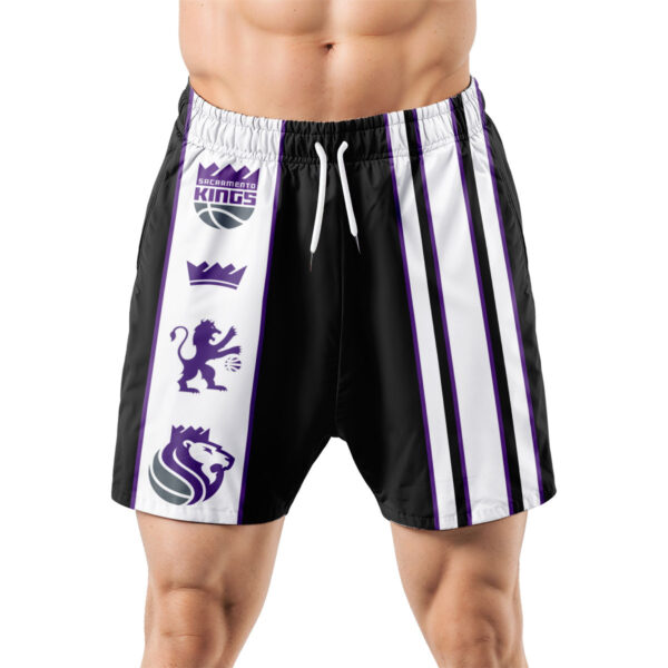 Sacramento Kings Hawaiian Shorts Classic Color Contrast - Image 5