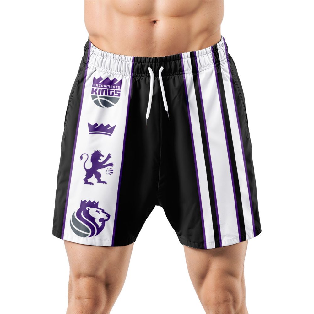 Sacramento Kings Hawaiian Shorts Classic Color Contrast