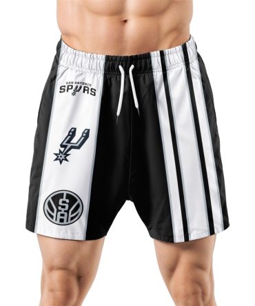 San Antonio Spurs Hawaiian Shorts Classic Color Contrast
