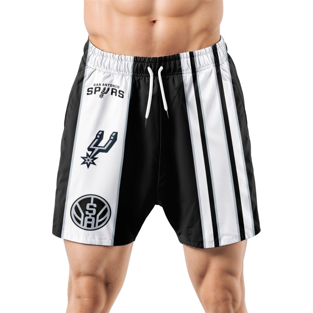 San Antonio Spurs Hawaiian Shorts Classic Color Contrast