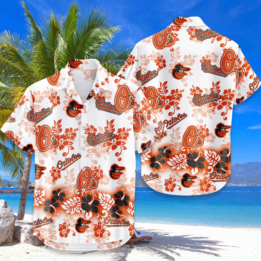 Baltimore Orioles Aloha Paradise Hawaiian Shirt