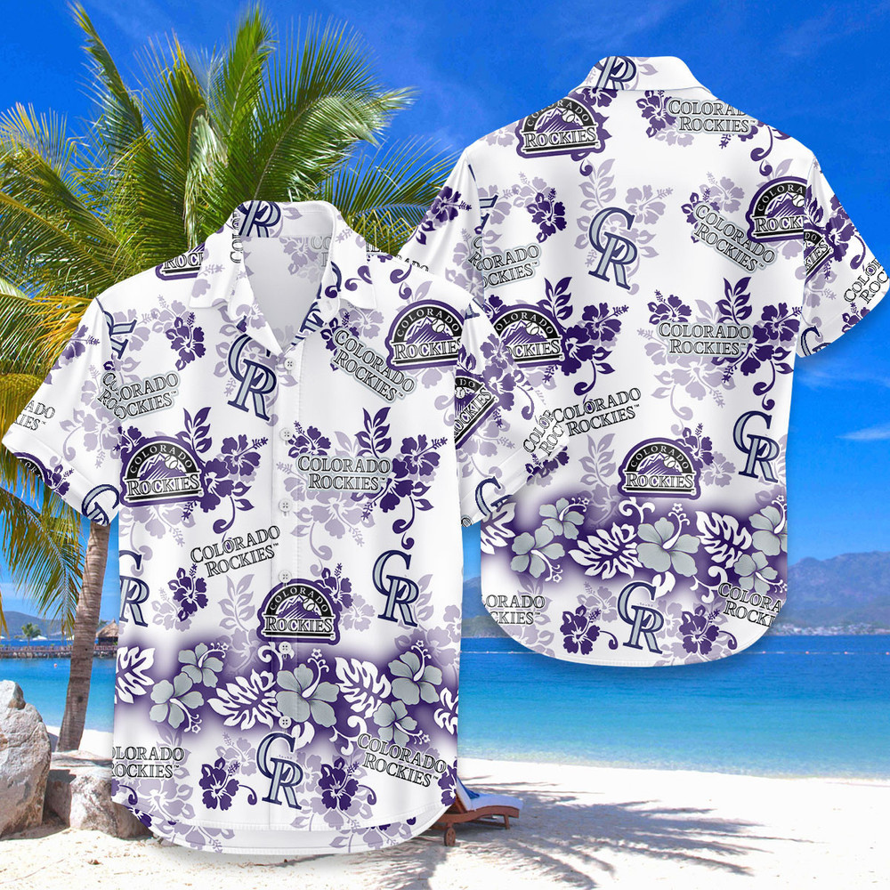 Colorado Rockies Aloha Paradise Hawaiian Shirt