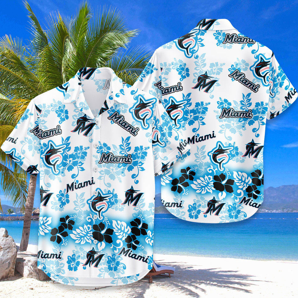 Miami Marlins Aloha Paradise Hawaiian Shirt