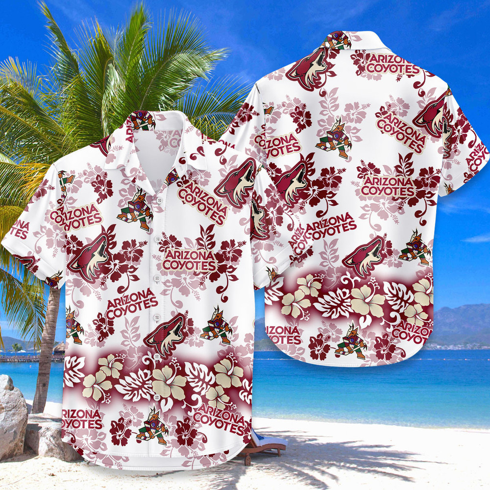 Arizona Coyotes Aloha Paradise Hawaiian Shirt