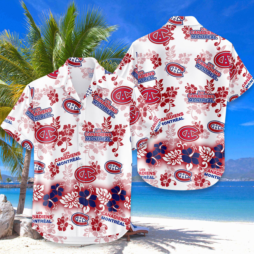 Montreal Canadiens Aloha Paradise Hawaiian Shirt