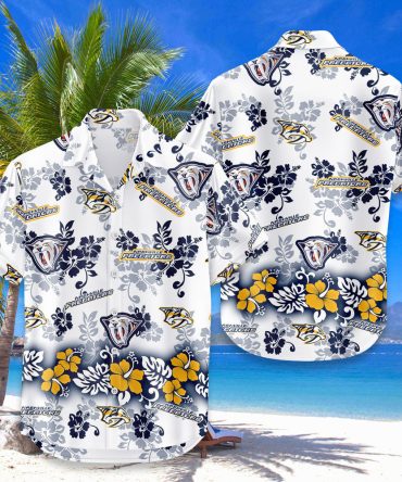 Nashville Predators Aloha Paradise Hawaiian Shirt