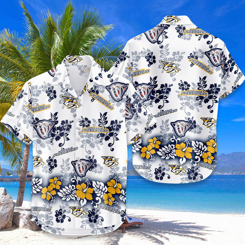 Nashville Predators Aloha Paradise Hawaiian Shirt