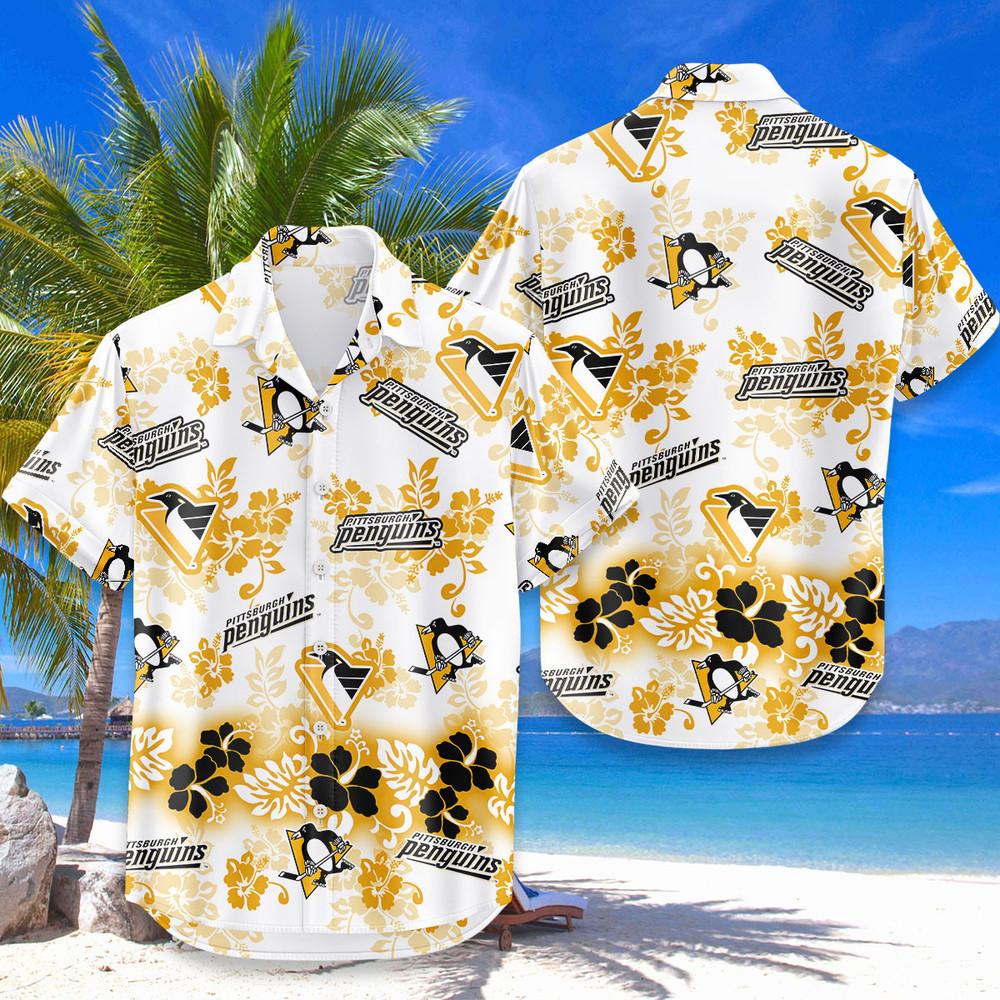 Pittsburgh Penguins Aloha Paradise Hawaiian Shirt