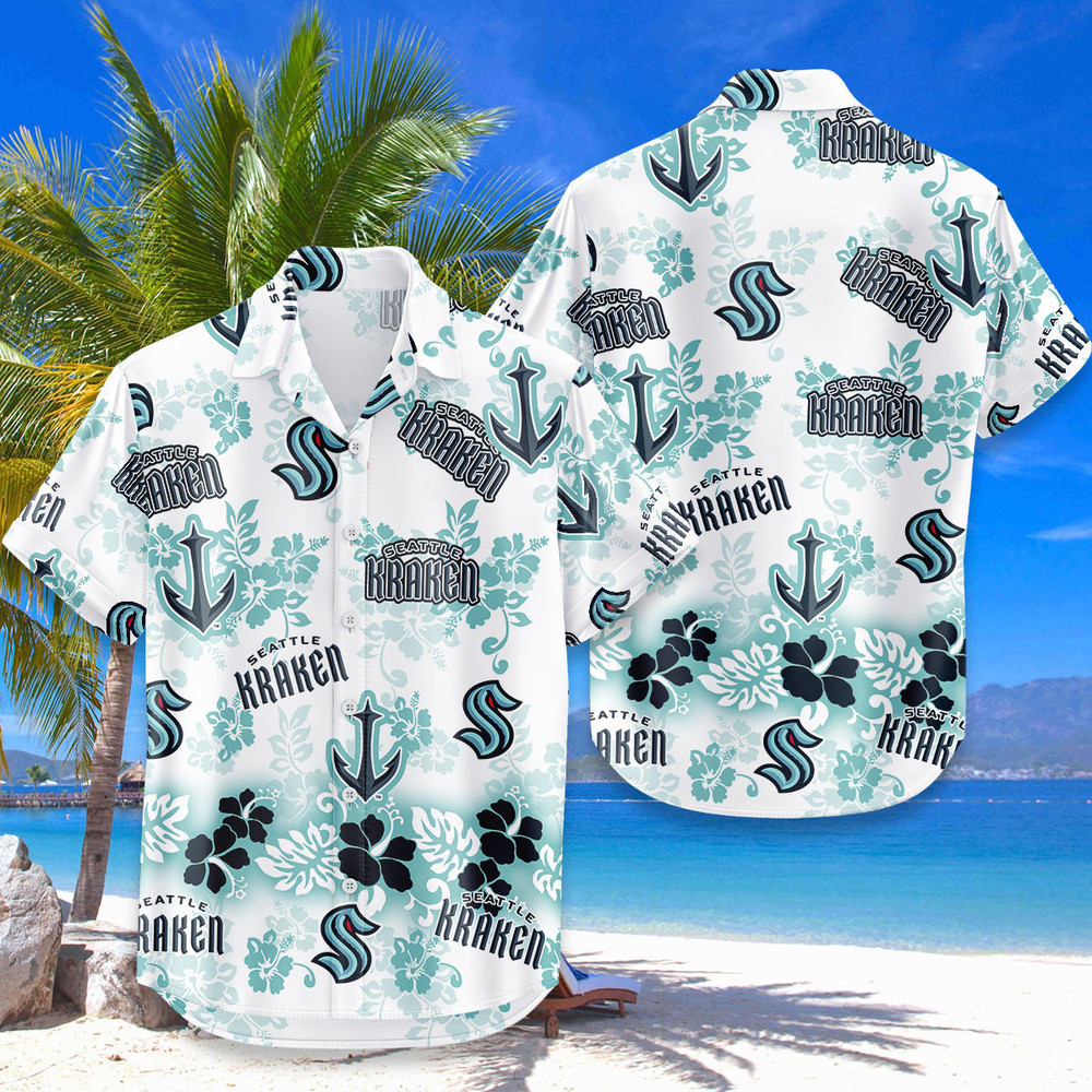 Seattle Kraken Aloha Paradise Hawaiian Shirt