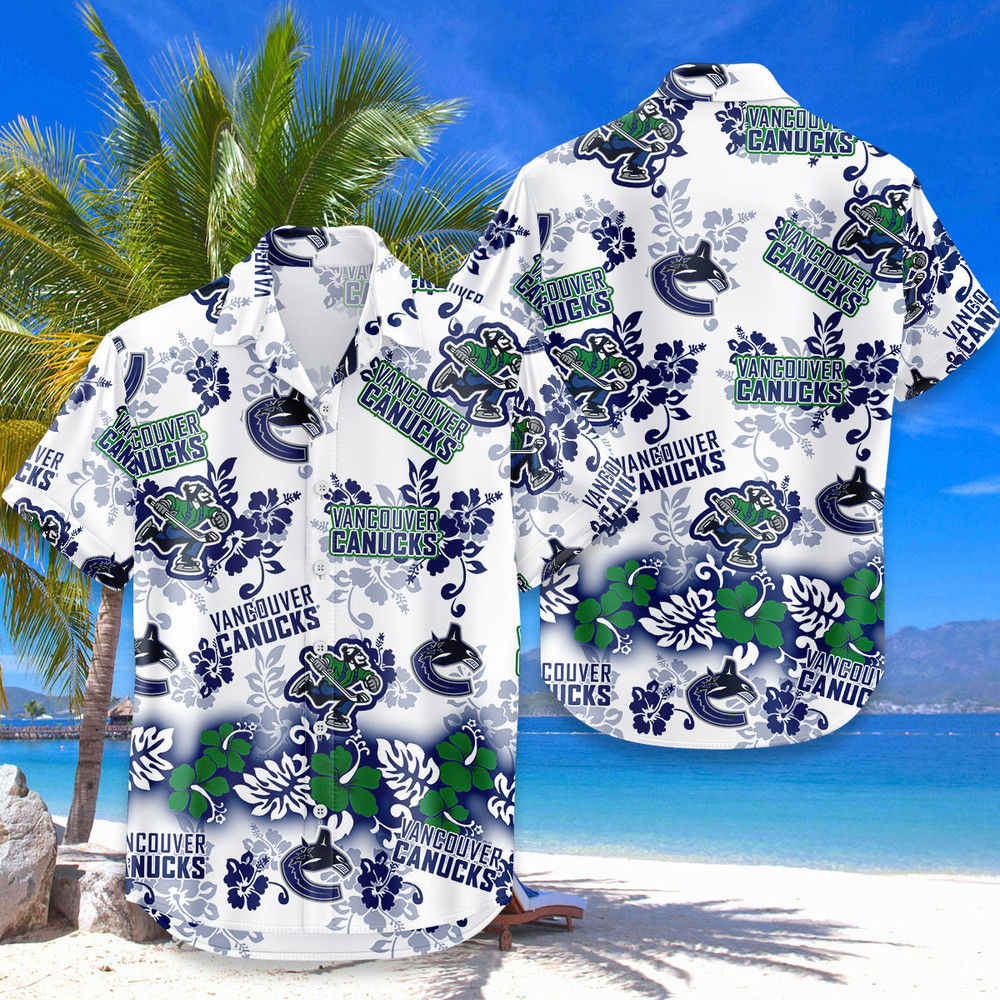 Vancouver Canucks Aloha Paradise Hawaiian Shirt