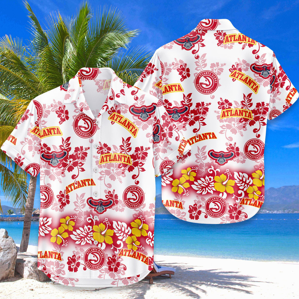 Atlanta Hawks Aloha Paradise Hawaiian Shirt