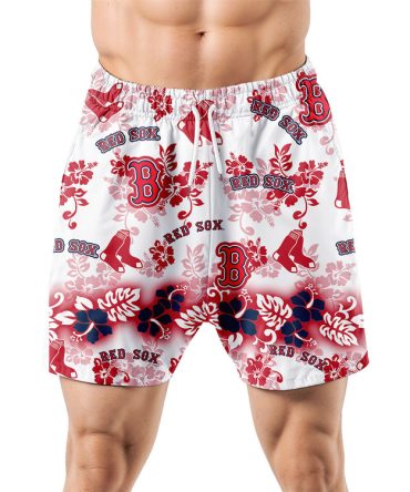 Boston Red Sox Aloha Paradise Hawaiian Shorts