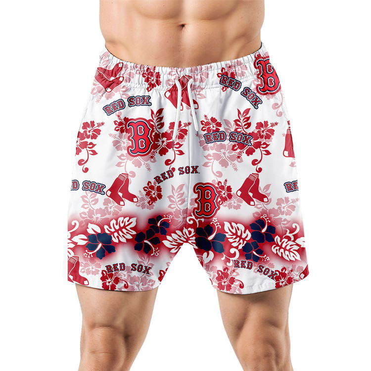 Boston Red Sox Aloha Paradise Hawaiian Shorts