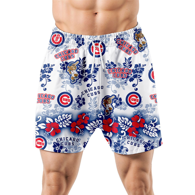 Chicago Cubs Aloha Paradise Hawaiian Shorts