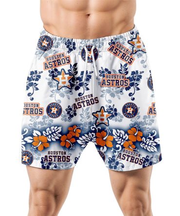 Houston Astros Aloha Paradise Hawaiian Shorts