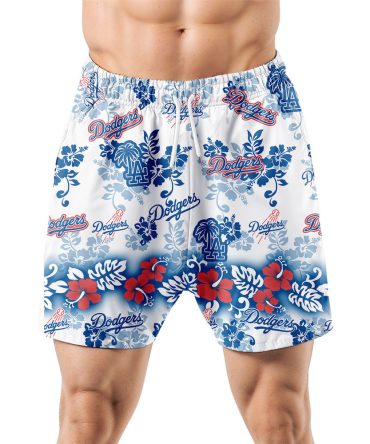 Los Angeles Dodgers Aloha Paradise Hawaiian Shorts