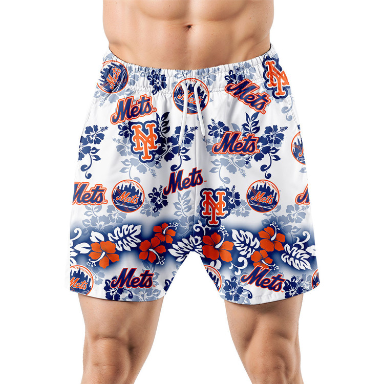 New York Mets Aloha Paradise Hawaiian Shorts