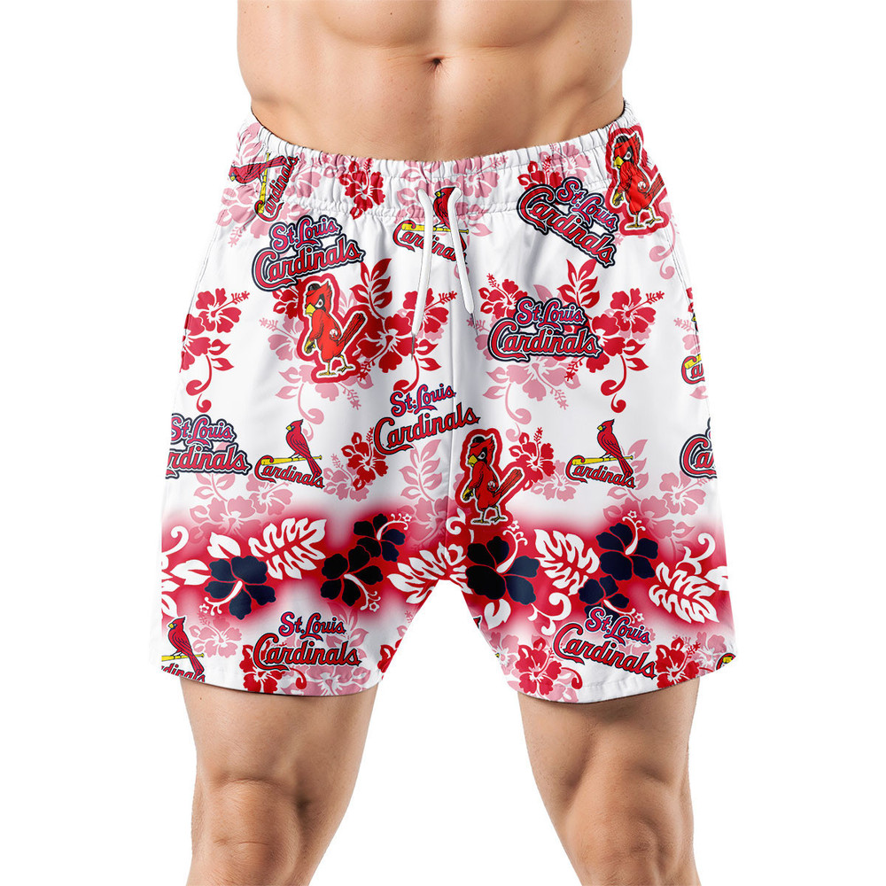 St. Louis Cardinals Aloha Paradise Hawaiian Shorts