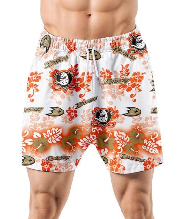 Anaheim Ducks Aloha Paradise Hawaiian Shorts